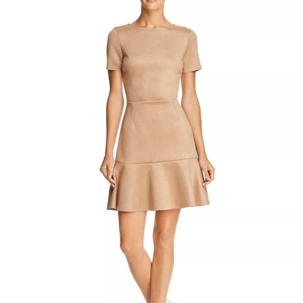 Brand new Aqua tan suede dress